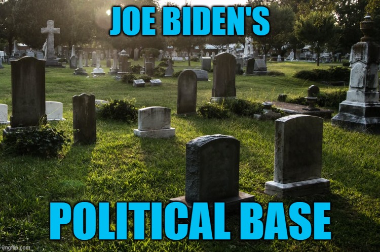 JOE BIDEN'S POLITICAL BASE | made w/ Imgflip meme maker