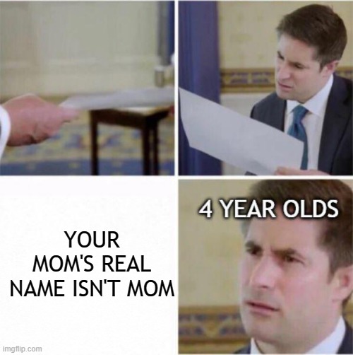 lmao | YOUR MOM'S REAL NAME ISN'T MOM | image tagged in fun,xd | made w/ Imgflip meme maker