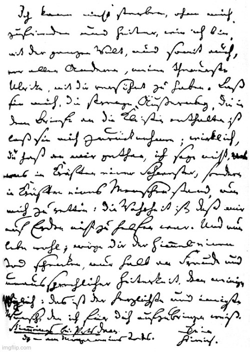 Kleist Suicide Letter | image tagged in kleist suicide letter | made w/ Imgflip meme maker