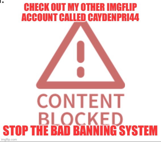Stop The Banning Roblox Imgflip - stop sign roblox
