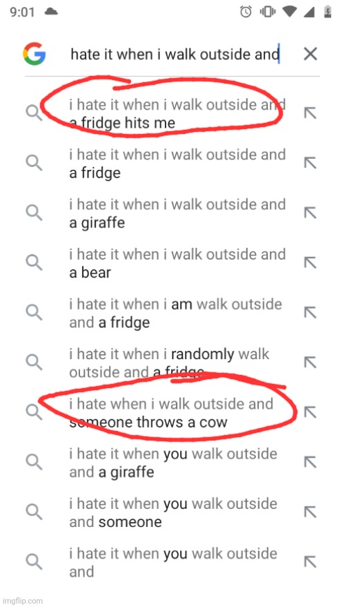 I hate it when I walk outside... | image tagged in weird,lol,lol so funny,odd | made w/ Imgflip meme maker