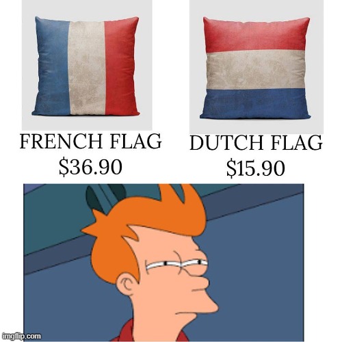the french really think highly of themselves don't they (repost) | image tagged in repost,reposts,reposts are awesome,futurama fry,french,dutch | made w/ Imgflip meme maker