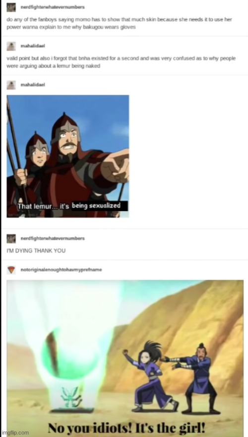 image tagged in bnha,avatar the last airbender | made w/ Imgflip meme maker