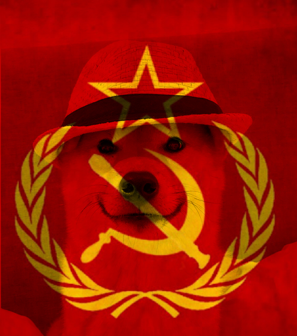 Soviet doggo Blank Meme Template