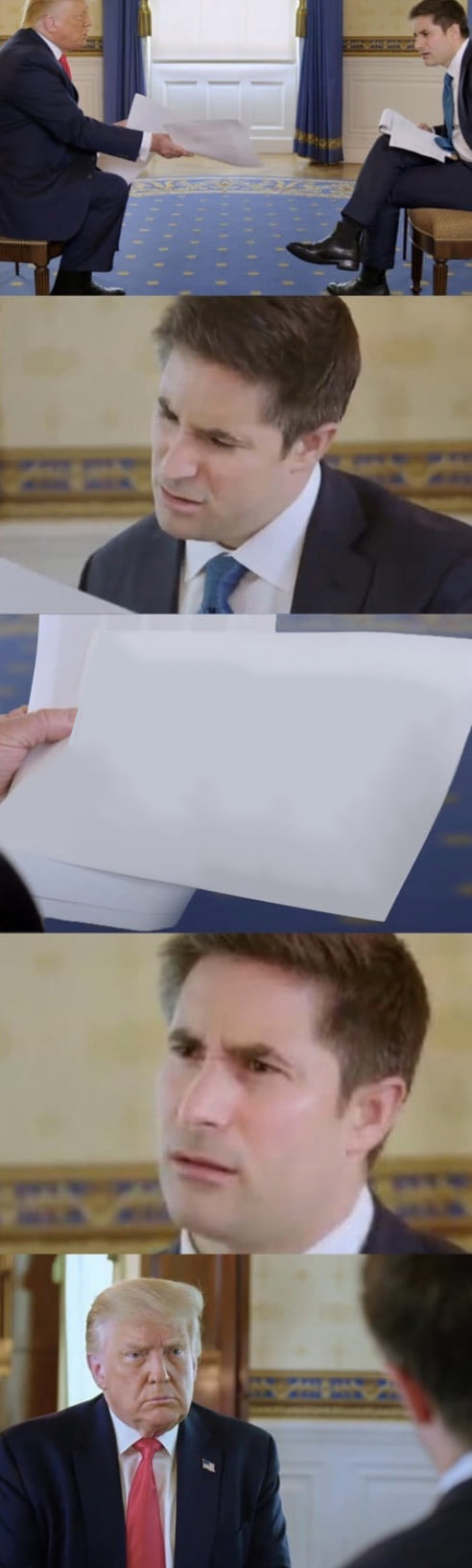 Jonathan Swan Trump Blank Meme Template