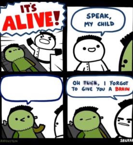IT'S ALIVE!!! Blank Meme Template