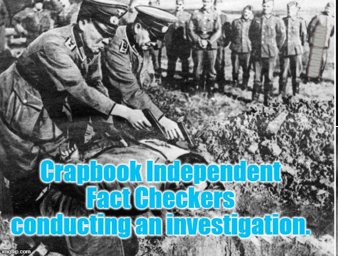 Falsebook Banning | YARRA MAN; Crapbook Independent Fact Checkers conducting an investigation. | image tagged in falsebook banning | made w/ Imgflip meme maker
