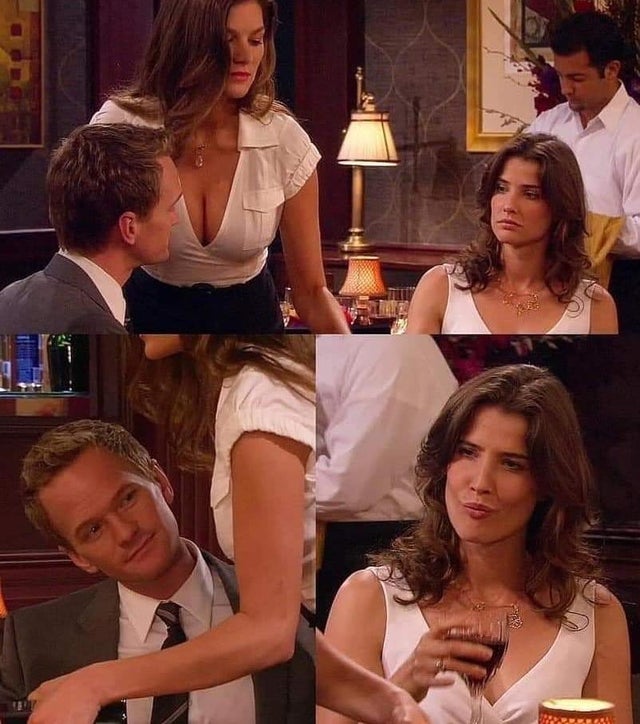 High Quality Robin and Barney Date Blank Meme Template