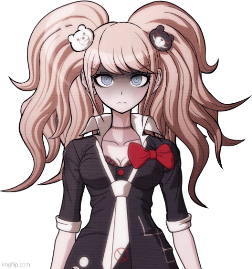 Junko Enoshima is not amused | image tagged in junko enoshima is not amused | made w/ Imgflip meme maker