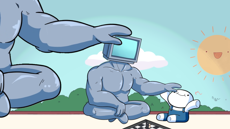 3 lü bilgisayar Blank Meme Template