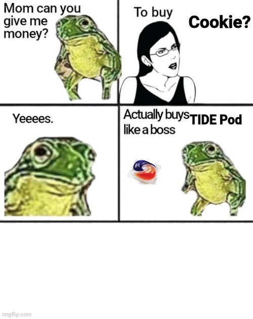 Can I have | Cookie? TIDE Pod | image tagged in can i have | made w/ Imgflip meme maker