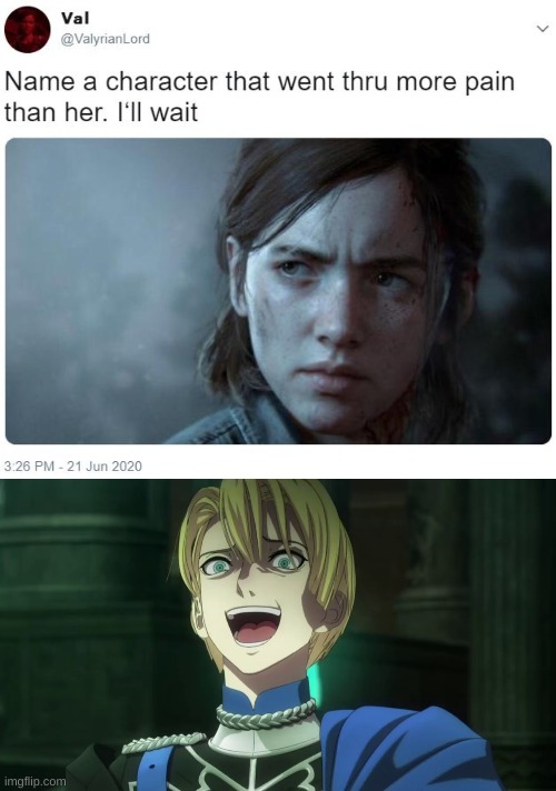 Is this some kind of twisted joke? | image tagged in fire emblem,dimitri,memes,dank memes,meme | made w/ Imgflip meme maker