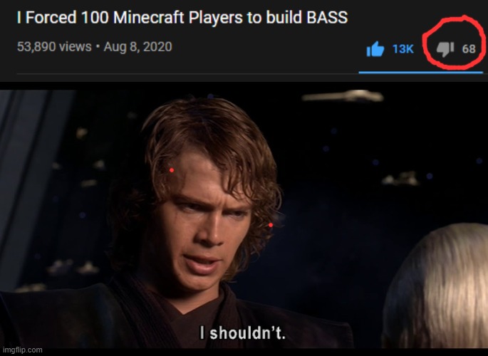 I must not. But it's tempting | image tagged in anakin i shouldn't,davie504 | made w/ Imgflip meme maker