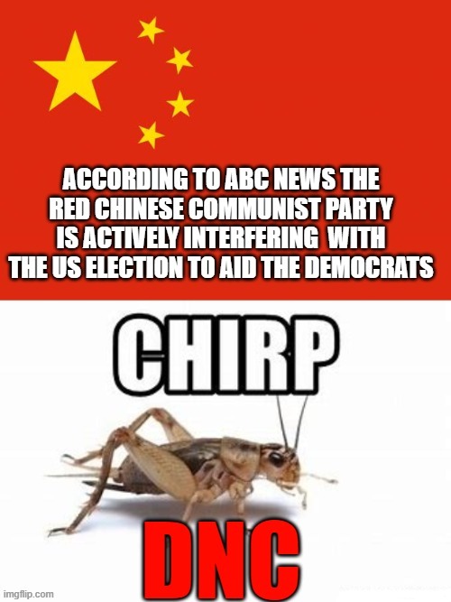 I bet the FBI will jump right on it !  LOL | image tagged in red china,biden,democrats,communist,2020 elections | made w/ Imgflip meme maker