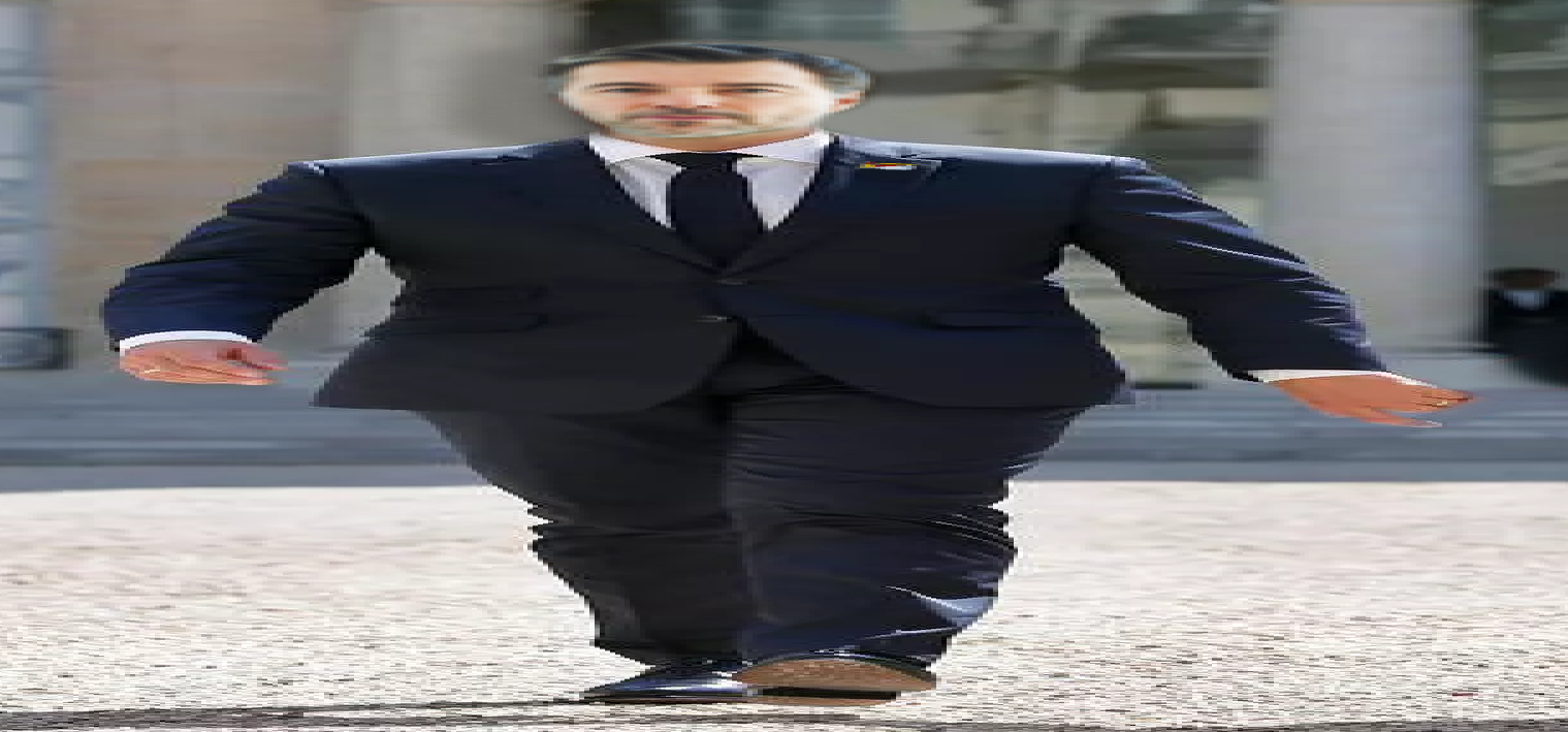 Wide walk president Gasganno Blank Meme Template