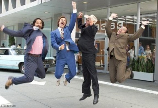 Anchorman jump | image tagged in anchorman jump | made w/ Imgflip meme maker