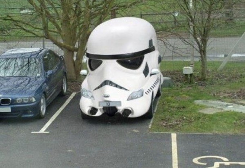 High Quality Stormtrooper Car Blank Meme Template