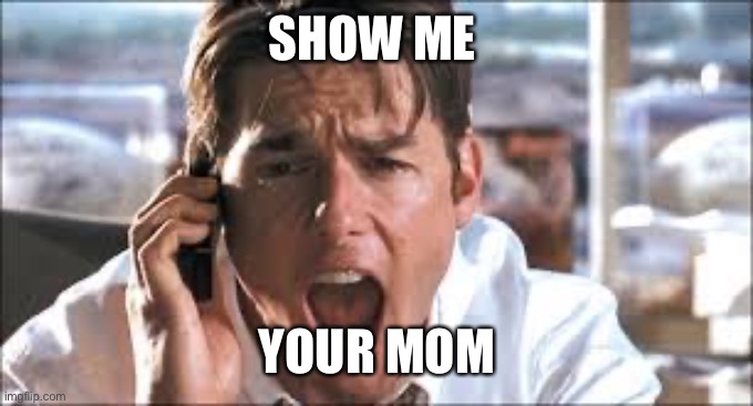 Show me the money | SHOW ME YOUR MOM | image tagged in show me the money | made w/ Imgflip meme maker