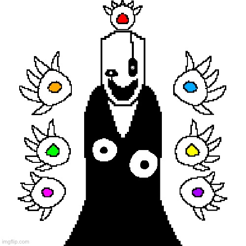 Oh yeah.... i forgot i do the Gaster too (I know.... the Red soul (Determination) is bad cuz there is no space) | image tagged in memes,funny,gaster,undertale,drawings,pixel | made w/ Imgflip meme maker
