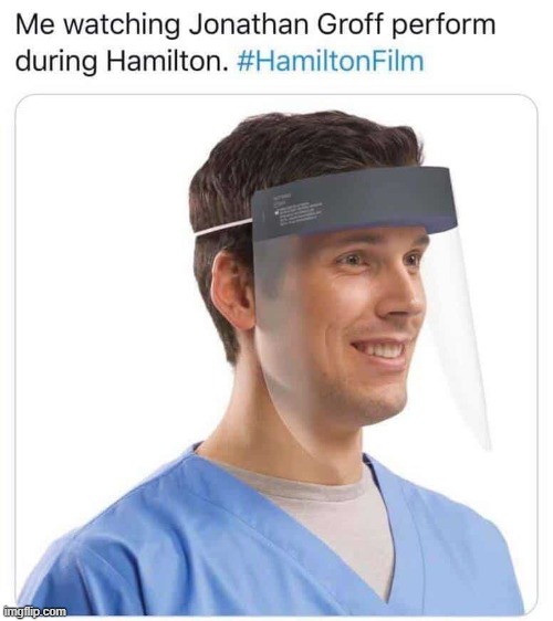 so someone finally made something about this! | image tagged in memes,funny,hamilton,repost,king george,jonathan groff | made w/ Imgflip meme maker