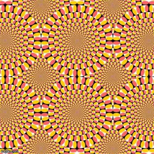 optical illusion #1 | image tagged in fun,illusions | made w/ Imgflip meme maker