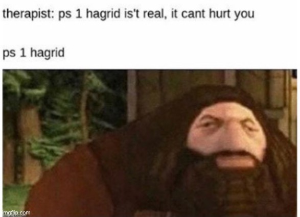 Ps1 Hagrid | made w/ Imgflip meme maker