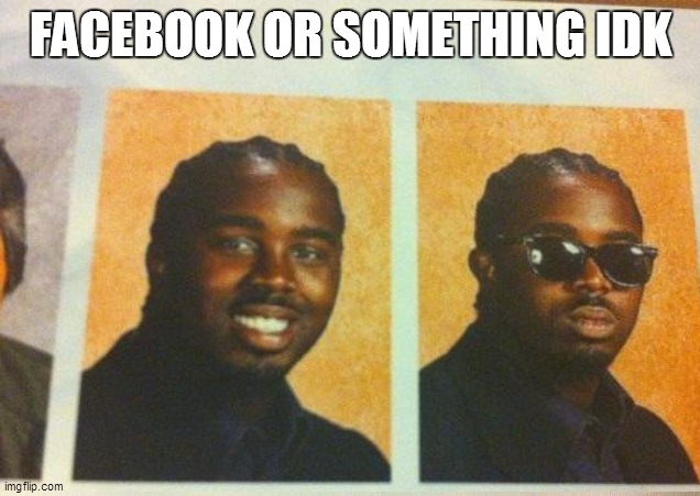 am i right? | FACEBOOK OR SOMETHING IDK | image tagged in the cooler daniel | made w/ Imgflip meme maker