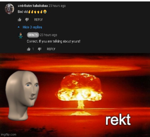 OOOHHHHHHHHH | image tagged in rekt w/text | made w/ Imgflip meme maker