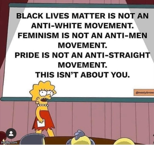 Standing for the rights of disadvantaged groups does not imply a loss of power by the majority. It just means equality for all. | image tagged in pride,gay pride,blm,repost,lgbtq,feminism | made w/ Imgflip meme maker