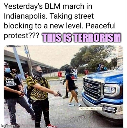 Stop the Communist revolution now and arrest all terrorists. | THIS IS TERRORISM | image tagged in blm,antifa | made w/ Imgflip meme maker