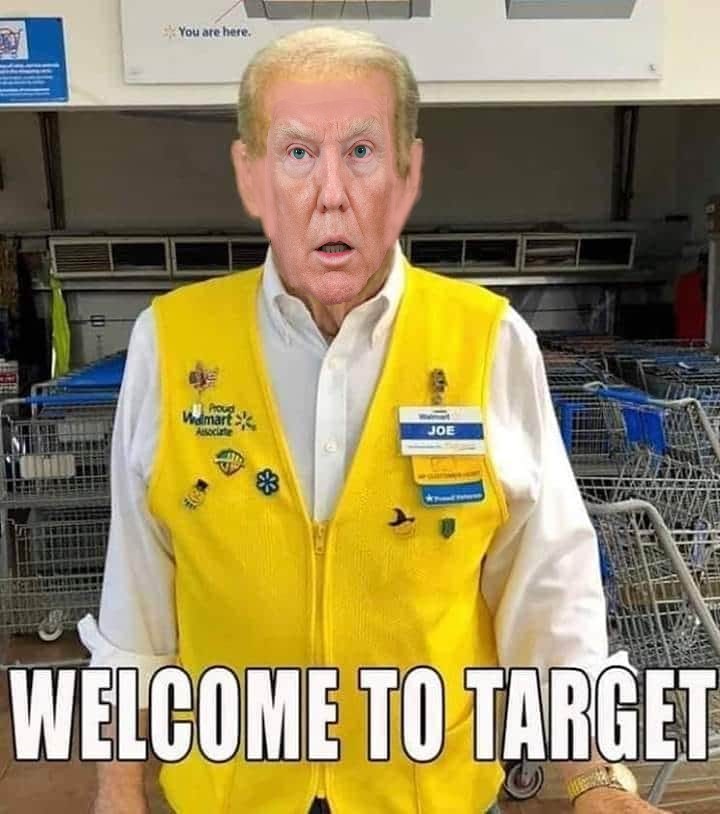High Quality Walmart worker Blank Meme Template