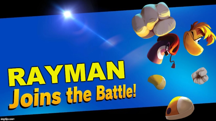 we need rayman in smash | RAYMAN | image tagged in rayman | made w/ Imgflip meme maker