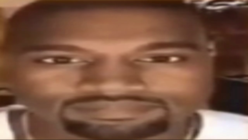 Kanye staring Blank Meme Template