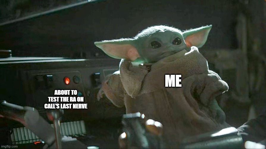 Baby Yoda button - Imgflip