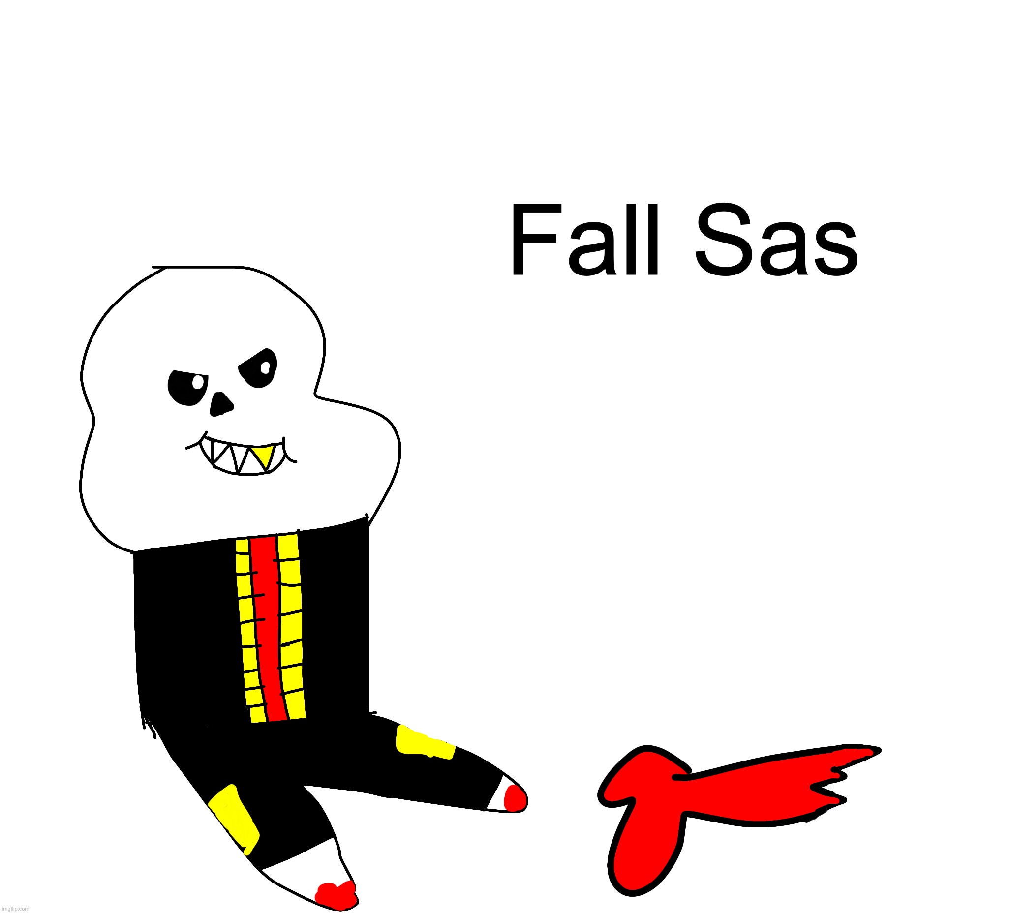 *THOTvania (retarded Theovania) intensifies* (requested by Depressed_Noodles) | Fall Sas | image tagged in memes,funny,sans,undertale,edgy,drawing | made w/ Imgflip meme maker