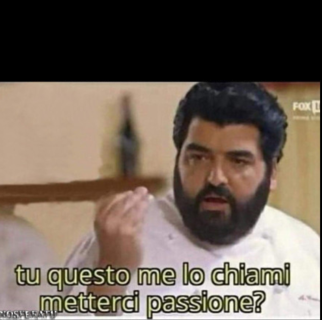 Cannavacciuolo Passione Blank Meme Template