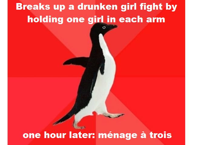 Socially Awesome Penguin Meme | image tagged in memes,socially awesome penguin