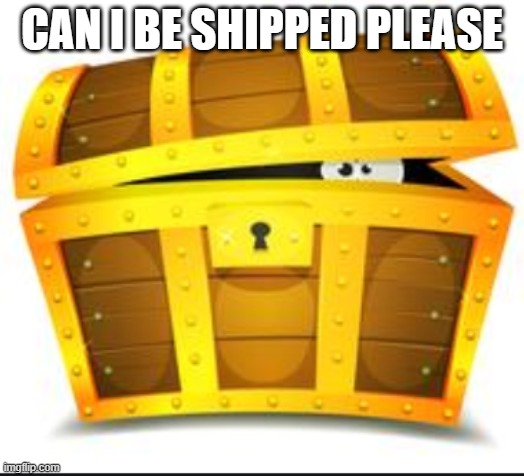 Crate | CAN I BE SHIPPED PLEASE | image tagged in crate | made w/ Imgflip meme maker