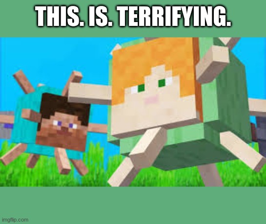 Minecraft cursed images | THIS. IS. TERRIFYING. | image tagged in cursed images,minecraft cursed | made w/ Imgflip meme maker