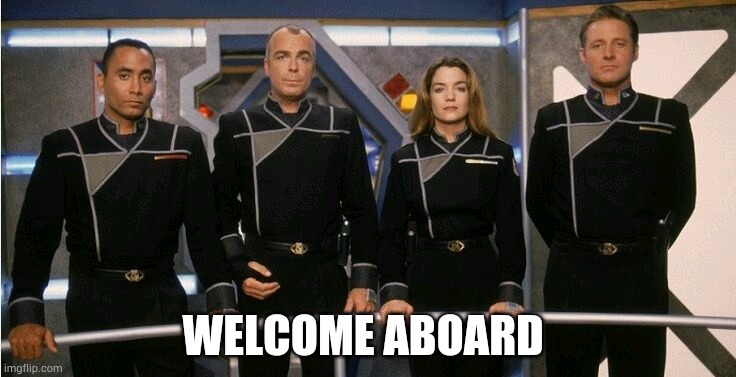 WELCOME ABOARD | made w/ Imgflip meme maker