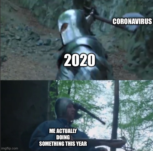 Axe to the Head | CORONAVIRUS; 2020; ME ACTUALLY DOING SOMETHING THIS YEAR | image tagged in axe to the head | made w/ Imgflip meme maker
