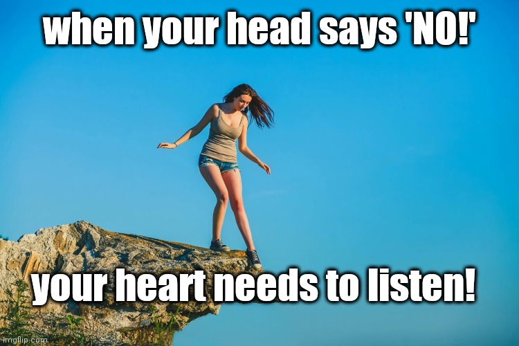 Self Discipline | when your head says 'NO!'; your heart needs to listen! | image tagged in self esteem,confidence,memes,meme | made w/ Imgflip meme maker