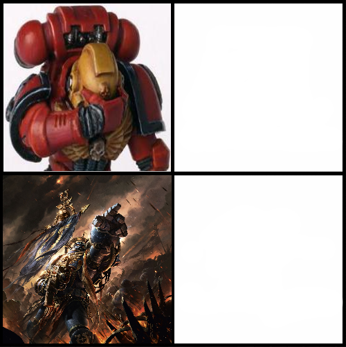 High Quality Warhammer 40k Drake Template Blank Meme Template