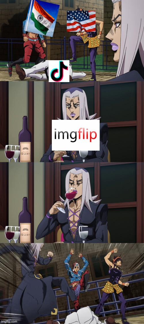 remember that everything microsoft has bought is now ded | image tagged in abbacchio joins in the fun,imgflip is better than tiktok | made w/ Imgflip meme maker