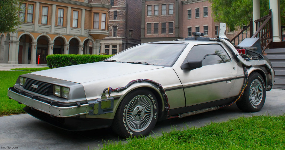 Delorean Time-Machine | image tagged in delorean time-machine | made w/ Imgflip meme maker