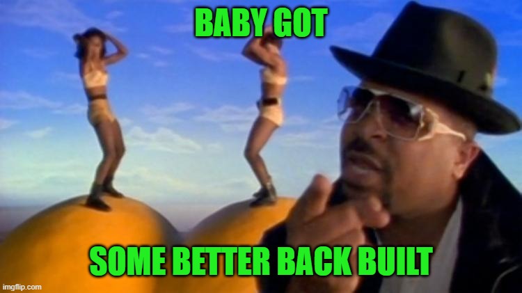 sir mixalot | BABY GOT SOME BETTER BACK BUILT | image tagged in sir mixalot | made w/ Imgflip meme maker