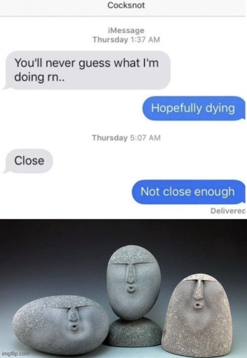 ouch | image tagged in oof stones,memes,texting,funny,oof | made w/ Imgflip meme maker