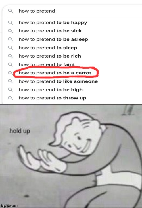 Cursed search result | image tagged in fallout hold up,carrot,google search,google | made w/ Imgflip meme maker