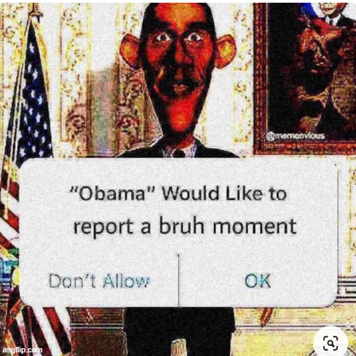 Obama Bruh moment | image tagged in obama bruh moment | made w/ Imgflip meme maker