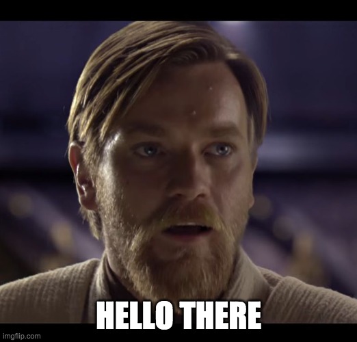 put general kenobi in the comments | HELLO THERE | image tagged in hello there | made w/ Imgflip meme maker